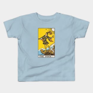 The Fool Rider Waite Smith Tarot Kids T-Shirt